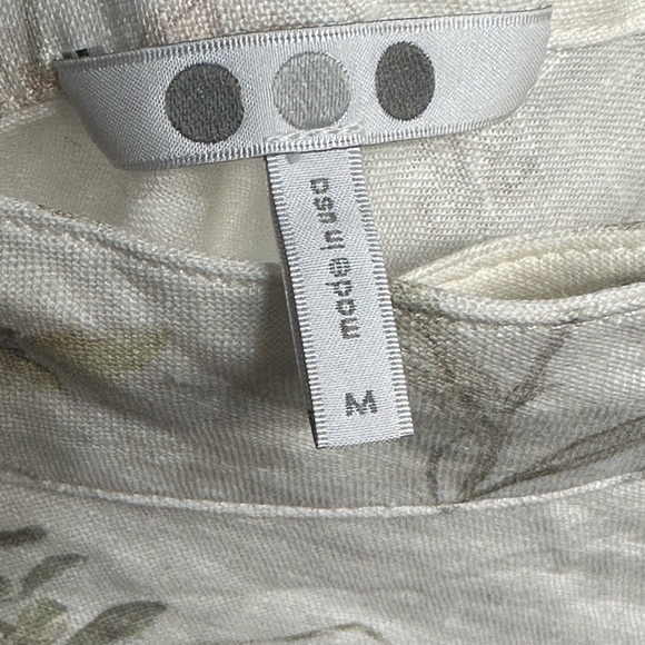 Three Dots 100% Linen Floral Wrap Skirt – Size M - Picture 7 of 10